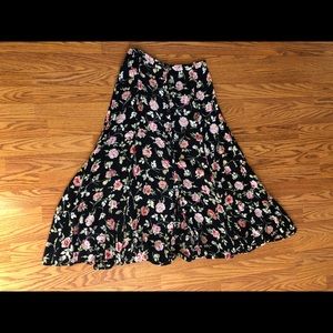 Vintage floral skirt